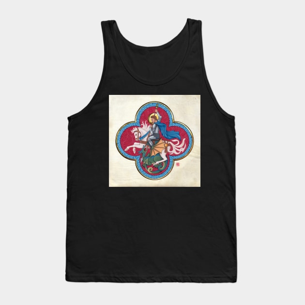 St George and the Dragon Tank Top by TCilluminate